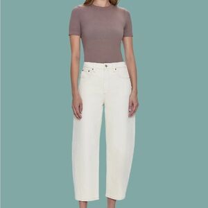 Pistola Eli High Rise Barrel - Ecru